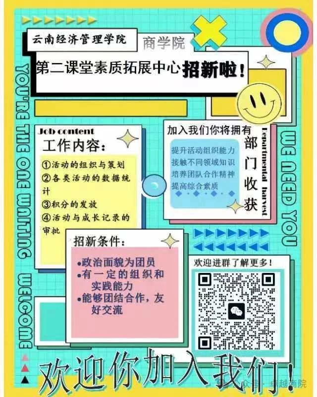 商学院团学青｜招新啦！！！ 第 2 张